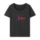 thumbnail image 1 of Camiseta de mujer de verano con cuello redondo para desplazarse, viajar, trabajar, caminar, mujer XL, 1 of 7