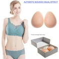 thumbnail image 2 of Self Adhesive Silicone Breast Forms Waterdrop Bra Enhancers for Mastectomy  1 Pair 800g B Cup, 2 of 7