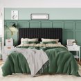 thumbnail image 1 of Bed Frame Full Bed Frame With Tufted Headboard With Vertical Access With Sturdy Wooden Slats, Velvet Upholstered Platform Bed My Lux Decor Round, 1 of 6