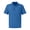 Blue, variant on Casual Mens Polo Shirt Short Sleeve Collared Tops Solid Color Breathable Top Casual Summer Classic Shirts