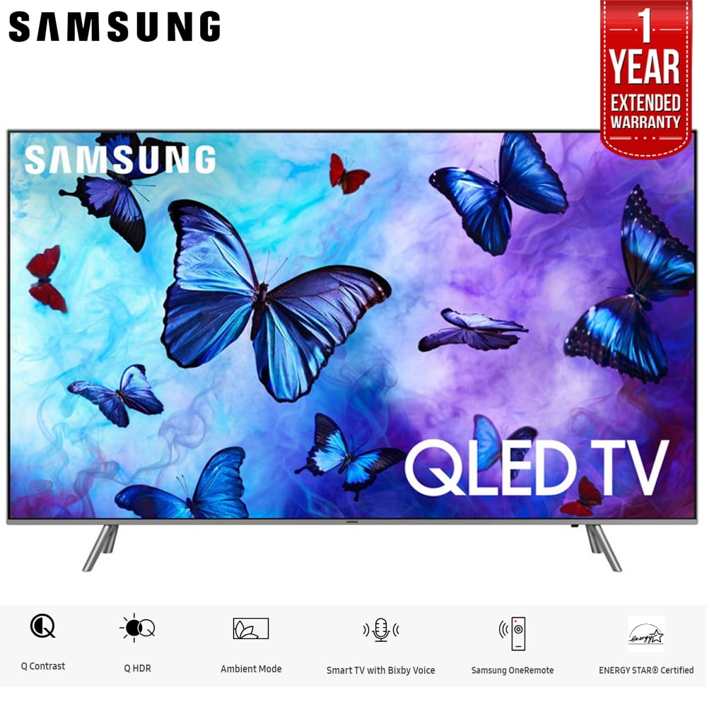 Samsung QN65Q6FNA 65" Q6FN Smart 4K Ultra HD QLED TV (2018) (QN65Q6FNAFXZA) with 1 Year Extended Warranty QN65Q6F QN65Q6 65Q6F 65Q6