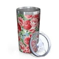 thumbnail image 2 of Pioneer Flower 10oz Tumblers Stainless Steel Tumbler with Lid and Straw,Vacuum Insulated Double Wall Travel Tumbler Cups with Cleaning Brush for Coffee, Tea, 2 of 4