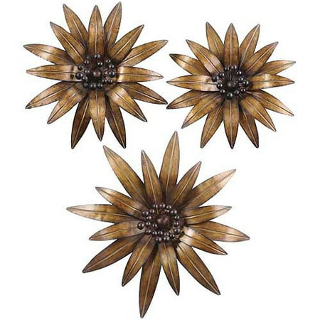 Linwood Metal Wall Art  Set of 3 Walmart  com