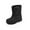 Black, variant on Unisex Kids Winter Snow Boots - Insulated Toddler/Little Kid/Big Kid