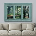 thumbnail image 3 of wall26 Canvas Print Wall Art Window View of Sunlight in The Forest Nature Wilderness Photography Realism Rustic Landscape Colorful Vibrant for Living Room, Bedroom, Office - 16"x24", 3 of 5
