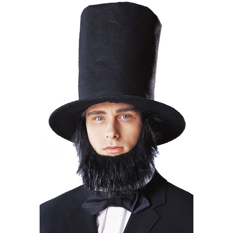 Costume Culture Mens Abraham Lincoln Hat with Beard