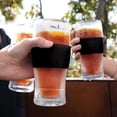 thumbnail image 6 of Freeze Beer Glasses, Freezable Pint Glasses Set, Double Walled Insulated 16 oz Frozen Mugs, Keep Drinks Cold Longer, Tumbler for Iced Coffee, Set of 2, Varsity Blue, 6 of 9