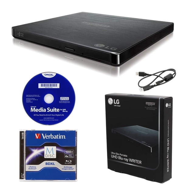 Grabador de discos externos Blu-ray Producplicator LG BP60NB10 4K