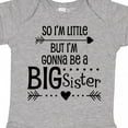thumbnail image 4 of Inktastic So I'm Little, but I'm Gonna Be a Big Sister Girls Baby Bodysuit, 4 of 5