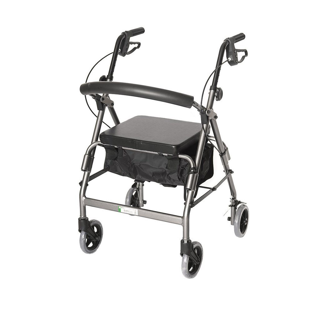 Essential Medical Supply Featherlight Lightweight Four Wheel Rollator
