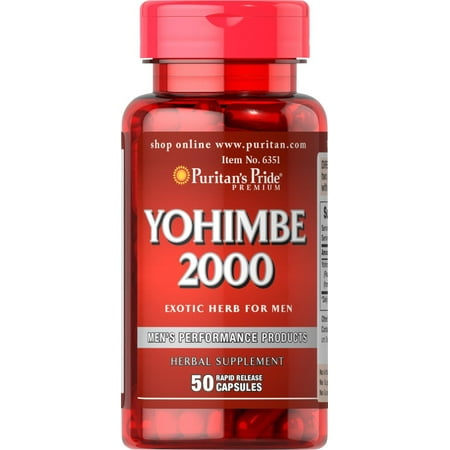 Yohimbe 2000 mg-50 Capsules by Puritan's Pride