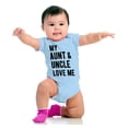 thumbnail image 4 of Auntie Uncle Present Loved Niece Cute Romper Boys or Girls Infant Baby Brisco Brands 6M, 4 of 7