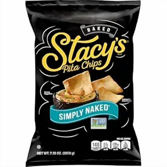 Pack of 1 Stacy's Simply Naked Pita Chips, 7.33 Ounce