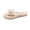 Beige, variant on Toe Post Flip Flops Floral Design Soft Footbed Non Sole Casual Beach Sandals for Outdoor Wear