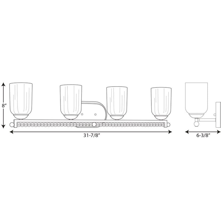 Carlyn Collection Four-Light Bath & Vanity - Walmart.com