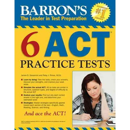 Barron's 6 Act Practice Tests: Barron's the Leader in Test Preparation
