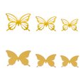 thumbnail image 1 of Leutsin 24 Pieces Of 3D Metal Texture Double-layer Butterfly Wall Stickers, 1 of 2