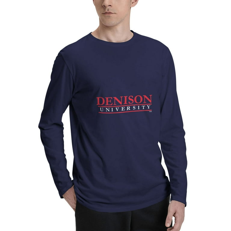 Denison University Men S Long Sleeve T Shirts Long Sleeve Cotton T Shirt Walmart