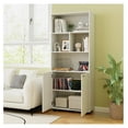 thumbnail image 2 of 66” Bookcase, 5-Tier Freestanding Storage Cabinet with Adjustable Shelf, Modern White Book Shelves for Living Room Bedroom Office, 2 of 2