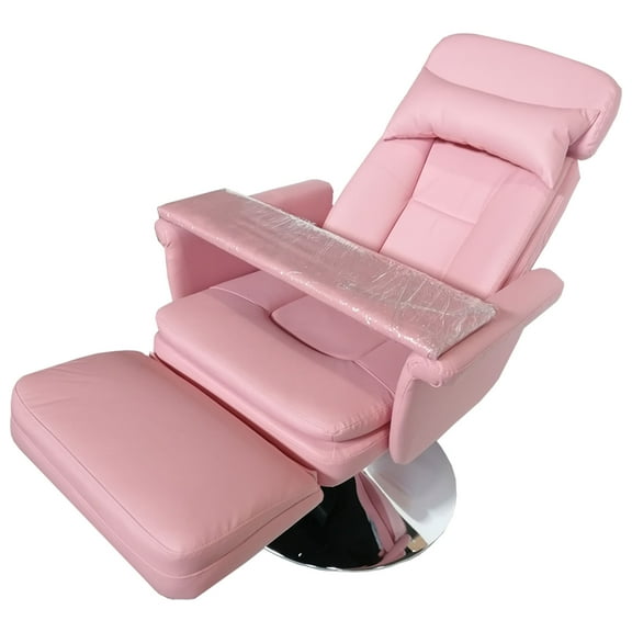 INTSUPERMAI 360 Degree Rotating Adjustable Air Pressure Salon Chair Pink for Barber Spa