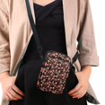 thumbnail image 4 of HELLHERO Black Cat with Shoulder Strap 2 Zippers Outdoor Daily Use Women Messenger Bag with Adjustable Strap Polyester 4.33x1.97x7.09 for Unisex, 4 of 7