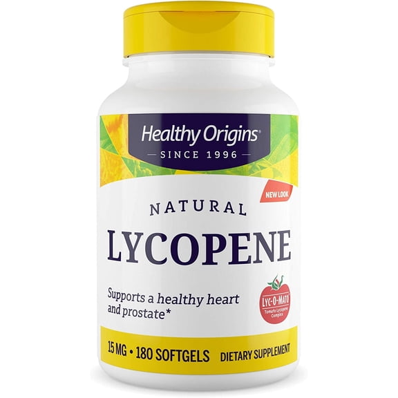 Healthy Origins Lycopene 15 mg (Lyc-O-Mato), 180 Softgels