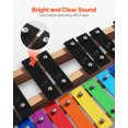thumbnail image 3 of VEVOR Glockenspiel Xylophone, 27 Notes, Professional Xylophone Percussion Instrument, with Colorful Metal Keys, Includes 4 Mallets, Carrying Bag, Beginner Musical Instrument Kit for Adults and Kids, 3 of 9