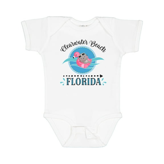 Inktastic Clearwater Beach Florida Trip Girls Baby Bodysuit