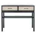 thumbnail image 5 of SAFAVIEH Ajana Modern 2 Drawer Console, Black/Griege, 5 of 14