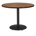 thumbnail image 2 of KFI Studios Mode 3.5' Round Counter Height Dining Table, River Cherry, Black Base, 2 of 2