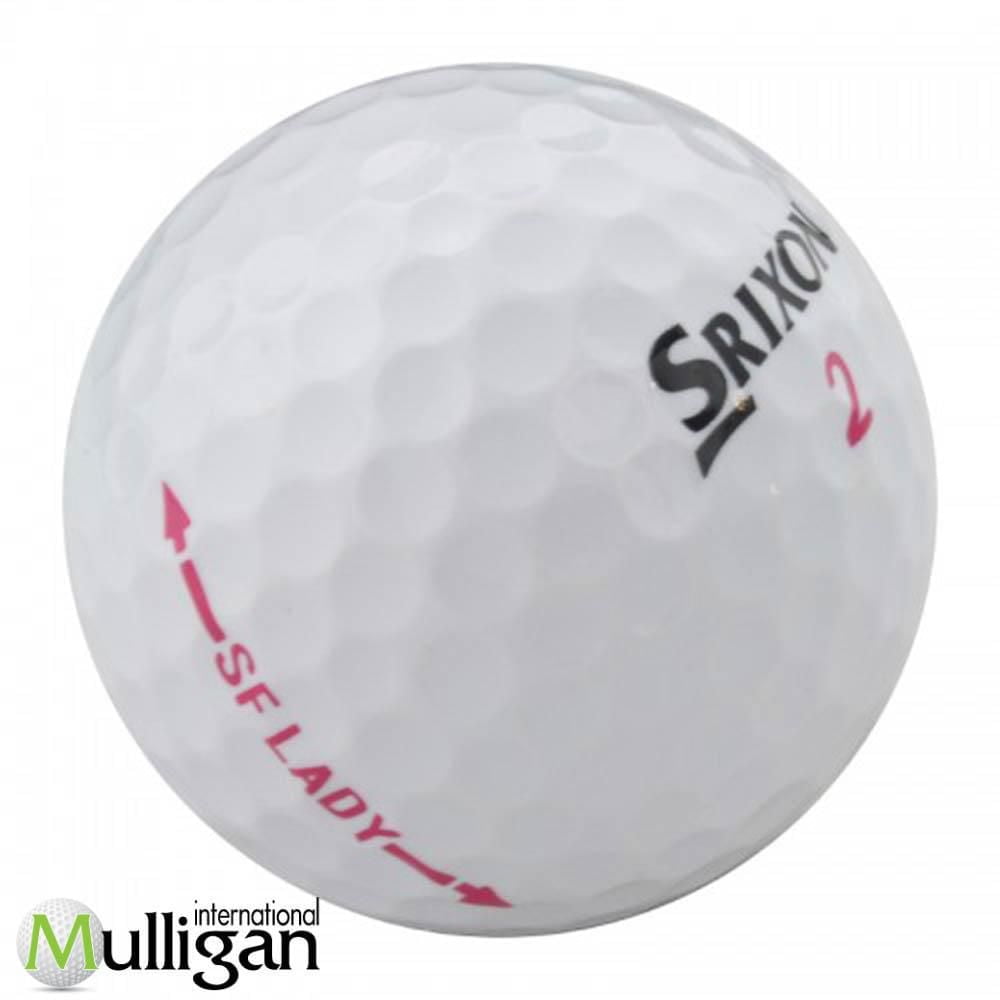 Mulligan - 60 Srixon Soft Feel Lady 5A Recycled Used Golf Balls, White