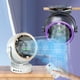thumbnail image 1 of Ventilador Portátil con Clip, Batería de 4000 Mah, Pantalla Digital, Rotación Ajustable de 100 Velocidades, Ideal para Uso En Casa, Oficina, Cocina y Exteriores, Ideal para Refrescarse Cómodamente, I, 1 of 6