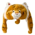 thumbnail image 1 of Tigre con gorra de 40 cm Peluche realista de tigre siberiano blanco y amarillo con gorra de dibujos animados para niños Peluche para niñas (2 estilos), 1 of 5