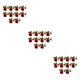 thumbnail image 4 of Ramo de Flores Artificiales 10 Piezas Rojo Advancent, 4 of 6