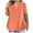 05 Orange, variant on bnaln Plus Size Tops for Women Oversized T Shirts V Neck Short Sleeve Blouses Ladies Summer Tops Loose Fit Pullover Dressy Casual Henley Shirts Basic Tees Y2K Going Out Tops with Pocket