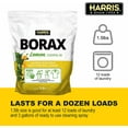 thumbnail image 5 of Harris Borax Laundry Booster and Multipurpose Cleaner, 1.5lb (Lemon), 5 of 6