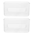 thumbnail image 1 of 2 Pcs Wall Mount Mask And Glove Dispenser Box Clear Plastic Organizer For Laboratory And Office Easy To Clean Gloves Dispenser, 1 of 7