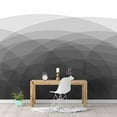 thumbnail image 3 of IDEA4WALL 4pcs Abstract Geometric Peel and Stick Wallpaper Removable Wall Murals Large Wall Stickers for Home Decoration, 66"x24", 3 of 5