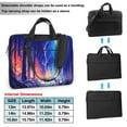 thumbnail image 2 of Winter Flame Forest Laptop Bag, 14 inch Laptop or Tablet, Business Casual Laptop Bag, 2 of 8