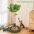 thumbnail image 2 of Cat Scratching Post, 35 Inch Tall Cat Scratcher Cat Tree Tower with Hanging Ball for Indoor Cats Adults,Sisal Rope Kitten Scratch with Interactive Mouse Cat Toy, 2 of 4