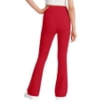 thumbnail image 5 of Pantalones largos para niños, pantalones largos, pantalones acampanados para niños, pantalones de punto acanalado para niñas, pantalones elegantes y cómodos con varios colores, pantalones de poliéster, 5 of 5