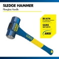 thumbnail image 2 of Sledge Hammer Estwing Hard Face de 2 kg con mango de fibra de vidrio de 16 pulgadas, 2 of 8