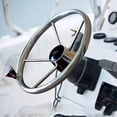 thumbnail image 4 of Boat Steering Wheel, 5 Spoke Marine Steering Wheel Ergonomic 13-1/2 Inch  for Speedboat, 4 of 7