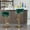 Green, variant on Swivel and Adjustable Height Function / Blue Velvet Foam Filled Bar Stools