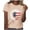 A401 Beige, variant on Mifsaly 4Th Of July T-Shirt Women Casual Sunfloral American Flag Graphic Tee Daily Outing Crewneck Short Sleeve Summer Top Lightweight Breathable Loose Fit Patriotic Shirt M