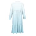 thumbnail image 4 of UQJfacai Girls Maxi Dress Gradient Long Sleeve Crewneck Casual Dresses Ruffle Flowy Dress with Pockets Party Holiday Outfits 4-15 Years, 4 of 6