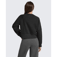 thumbnail image 3 of G4Free Flurrylux Women's Cropped Crewneck Sweatshirts Fleece Lined Loose Fit Pullover Fall Clothes Casual Tops, 3 of 7
