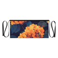 thumbnail image 3 of Vibrant Orange Flowers Server Apron with 3 Pockets Waist Apron for Waiter Waitress, 3 of 7