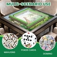 thumbnail image 3 of Mahjong Mat 31.5" x 31.5" Tropical forest wild mural jungle birds animal Non-Slip Noise Reduction American Mahjong Tiles Table Cover for Dominoes Poker Card Board Games Gift, 3 of 8