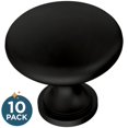 thumbnail image 2 of Franklin Brass Garrett - Pomo Para Cajón, Color Negro Mate, 1,19 X 1,14 Pulgadas, Paquete De 10 P42354Z-Fb-B, 2 of 7